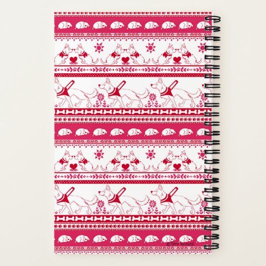 Carnet Guide Chien Conte Berger Allemand - Rouge - Petit (Verso)