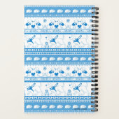 Carnet Guide Chien Conte Lab Motif - Bleu - Petit (Verso)