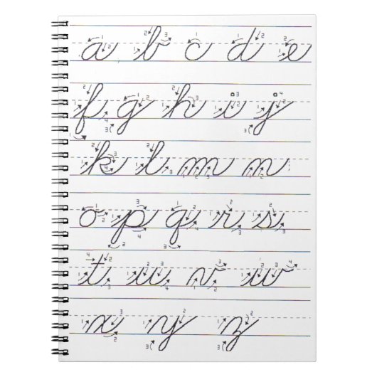 Carnet Guide cursif minuscule (Devant)