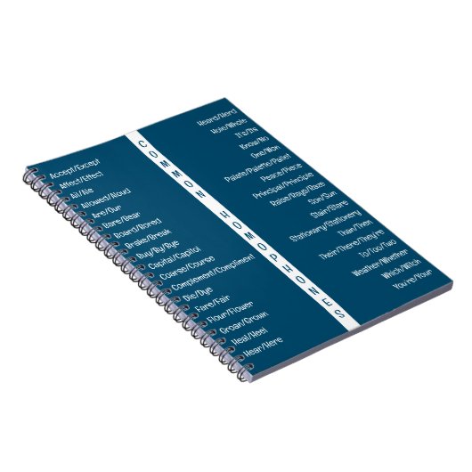 Carnet Guide de référence pour l'orthographe anglaise che (Côté Droit)