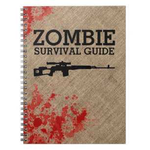 Carnet Guide de Survie de Zombie Drôle