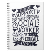 Carnet Guide Support Change, Social Worker (Devant)