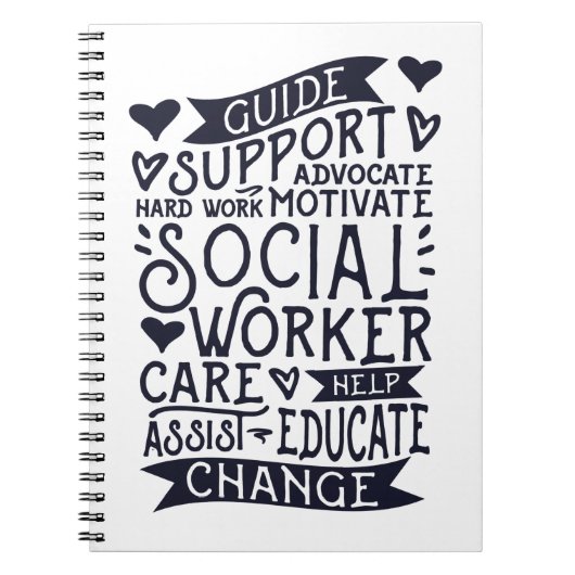 Carnet Guide Support Change, Social Worker (Devant)