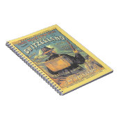 Carnet Guide touristique de la Suisse Couverture Vintage  (Côté Droit)