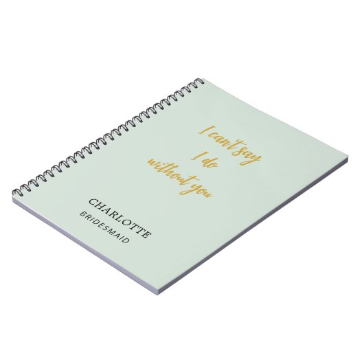 Carnet Guillemet vert (Côté gauche)