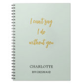 Carnet Guillemet vert (Devant)