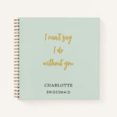 Carnet Guillemet vert (Devant)