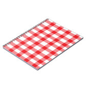 Carnet Guingan rouge (Côté gauche)
