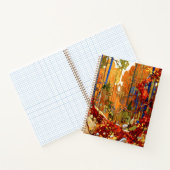 Carnet Guirlande d'automne, peinture colorée, (Intérieur)