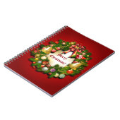Carnet Guirlande de Noël de Personalizable (Côté gauche)