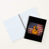 Carnet Guitar 4th of July Venin American Flag USA - Count (Intérieur)