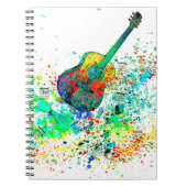 Carnet Guitar et chords splatter (Devant)