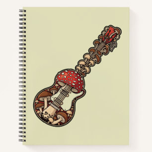 Carnet Guitare Champignon
