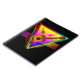 Carnet Guitare Colorée Rétro (Côté gauche)