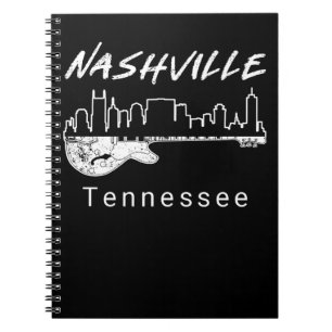 Carnet Guitare Country Music Souvenir Cadeau Nashville
