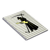 Carnet Guitare de faucheuse ☠️ conception gothique du crâ (Côté Droit)