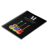 Carnet Guitare Enseignant leçons de musique sur mesure (Côté gauche)