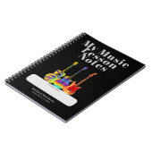 Carnet Guitare Enseignant Musique Cours Étudiant Personna (Côté gauche)