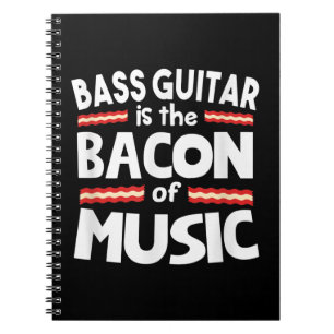 Carnet Guitare Lover Basse Guitare Est Bacon De Musique
