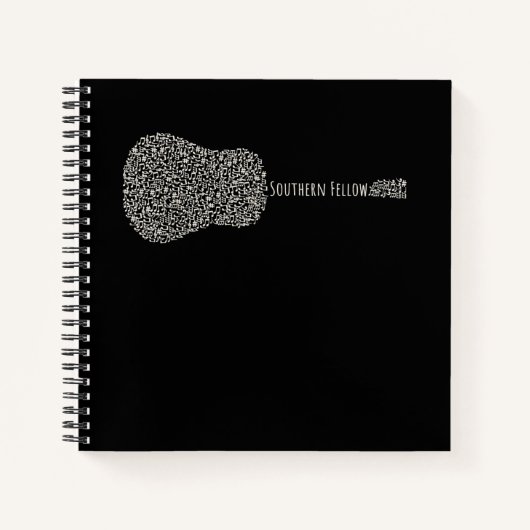 Carnet Guitare Lover | Guitare Notes Cadeau (Devant)