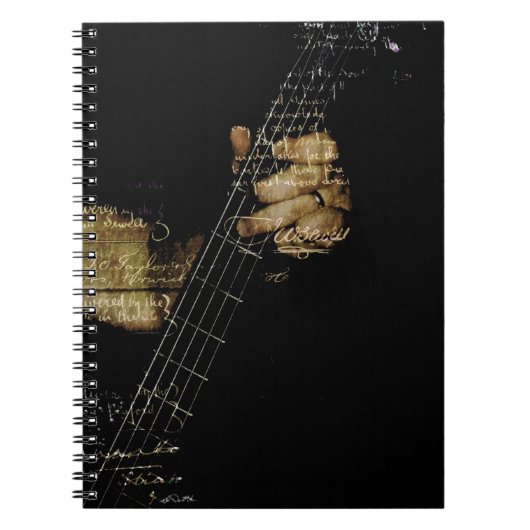 Carnet Guitare lyrique inspirée (Devant)