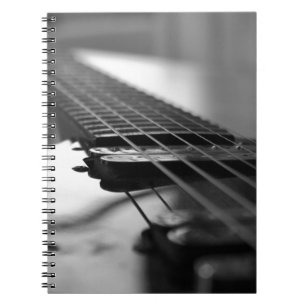 Carnet Guitare noire et blanche