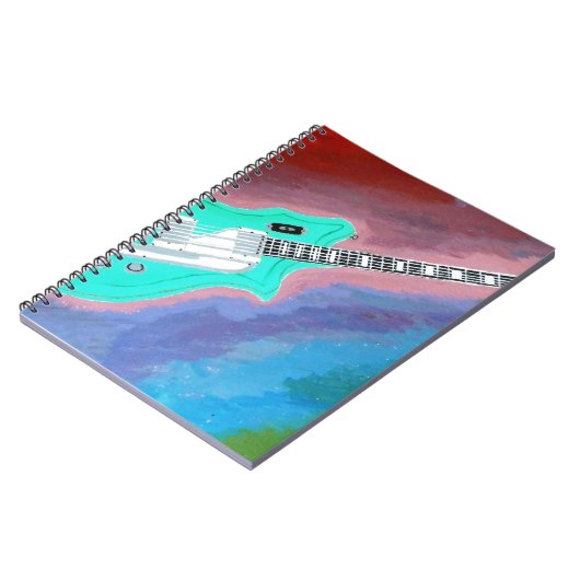 Carnet Guitare verte (Côté gauche)