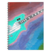 Carnet Guitare verte (Devant)