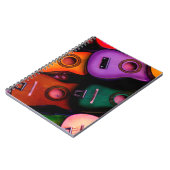 Carnet Guitares colorées (Côté gauche)