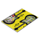 Carnet Guitares colorées Mardi Gras (Côté gauche)