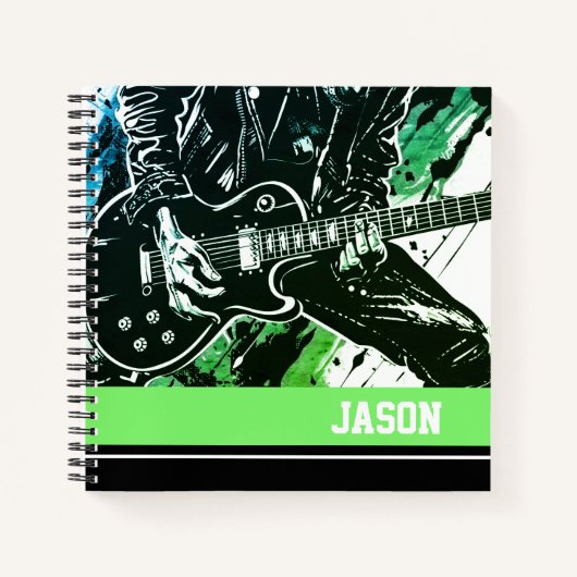 Carnet guitariste (Devant)