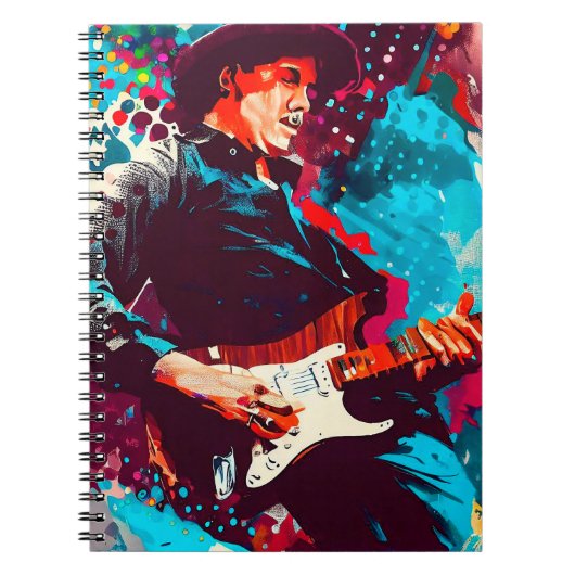 Carnet guitariste cool (Devant)