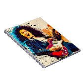 Carnet guitariste cool (Côté Droit)