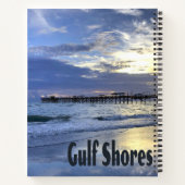 Carnet Gulf Shores Alabama Beach Sunrise Pier (Dos)