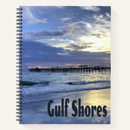Carnet Gulf Shores Alabama Beach Sunrise Pier (Devant)