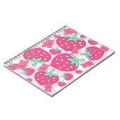 Carnet Gummi Sweet Strawberry Heart Notebook (Côté gauche)
