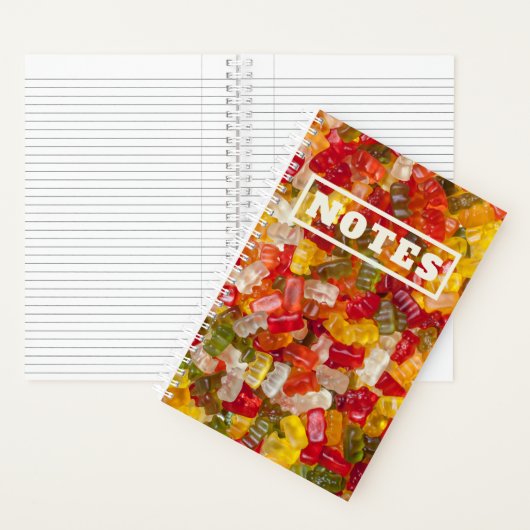 Carnet Gummy Candy mignonne (À l'intérieur)