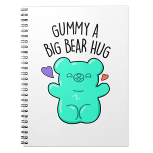 Carnet Gummy Un Gros Câlin D'Ours Drôle De Bonbon Gummy B
