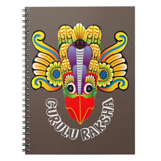 Carnet Gurulu Raksha Design démon Sri Lanka (Devant)