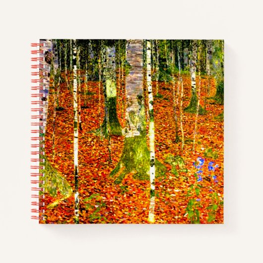 Carnet Gustav Klimt Birch Trees (Devant)