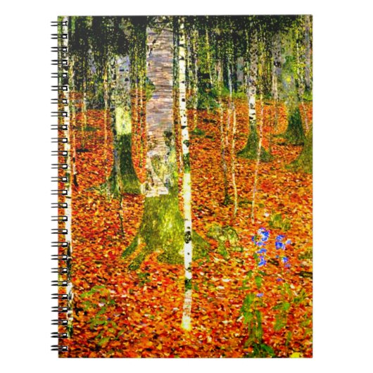Carnet Gustav Klimt Birch Trees (Devant)