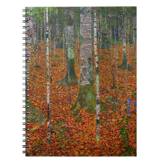 Carnet Gustav Klimt - Bois de bouleau (Devant)