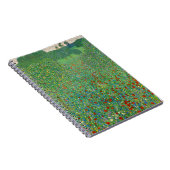 Carnet Gustav Klimt - Champ de coquelicots (Côté Droit)