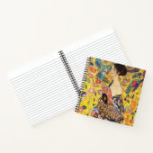 Carnet Gustav Klimt Dame avec éventail (Intérieur)