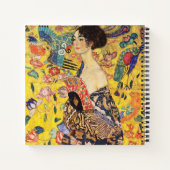 Carnet Gustav Klimt Dame avec éventail (Dos)