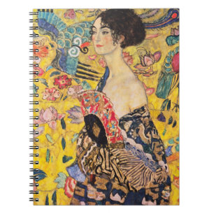 Carnet Gustav Klimt - Dame avec éventail