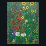 Carnet Gustav Klimt - Jardin agricole avec tournesols<br><div class="desc">Gustav Klimt - Jardin agricole avec tournesols</div>