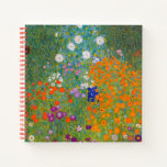 Carnet Gustav Klimt - Jardin des fleurs<br><div class="desc">Jardin aux fleurs - Gustav Klimt en 1905-1907</div>