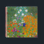 Carnet Gustav Klimt - Jardin des fleurs<br><div class="desc">Jardin aux fleurs - Gustav Klimt en 1905-1907</div>