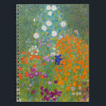 Carnet Gustav Klimt - Jardin des fleurs<br><div class="desc">Jardin aux fleurs - Gustav Klimt en 1905-1907</div>
